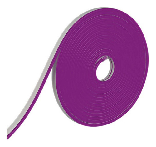 Fita Led Neon Mangueira 120 Leds Ip65 5 Metros Fonte Luz Roxo