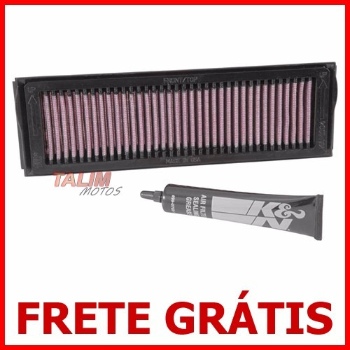 Filtro Ar K&n Kn Esportivo Ka1004 - Kawasaki Zx-10r Ninja - 2004 2005 2006 2007