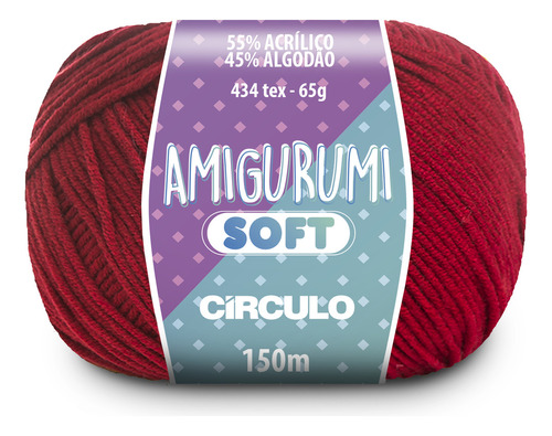 Fio Amigurumi Soft - Circulo Cor 3635 - Paixão