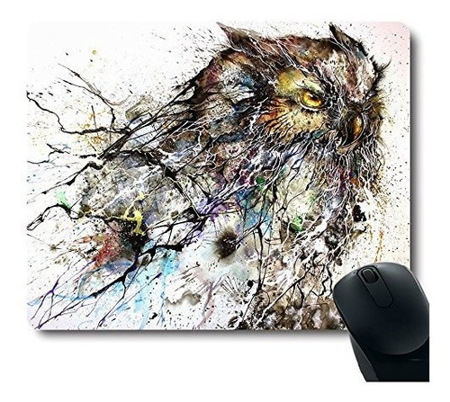 Abstracto Personalizado Haboku Splash-ink Night Owl Art Alfo