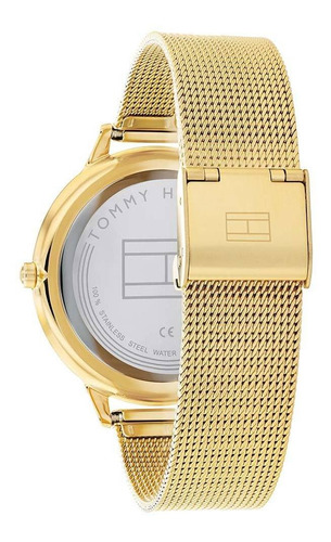 Reloj Tommy Hilfiger Mujer Acero Inoxidable 1782494 Samantha Color de la correa Dorado Color del bisel Dorado Color del fondo Dorado