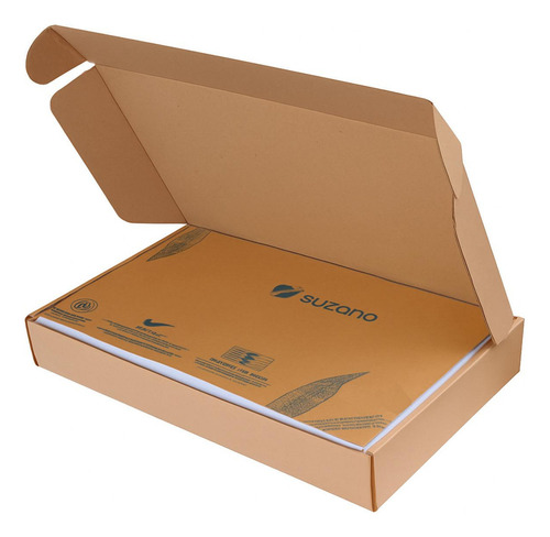 Papel Offset Suzano 240g A4 - 100 Folhas Cor Branco