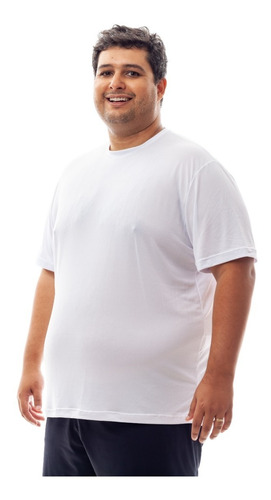 Kit 5 Camisetas Plus Size Dry Fit Poliamida Corrida Academia