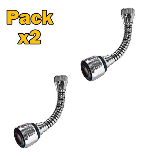 Pack X2 Extension Flexible Para Lavaplatos Grifo De Cocina