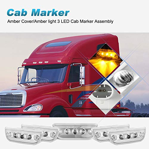 Conjunto De 5 Luces Reflectantes Led De 3 Led Cabina De...