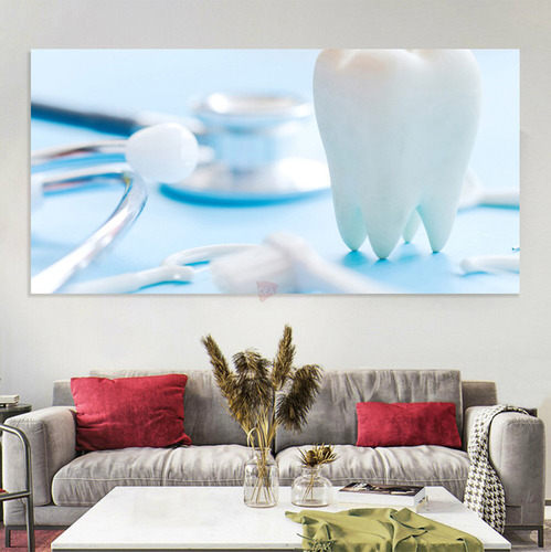 Cuadro Dentista Cdn11 Canvas Grueso 120x50