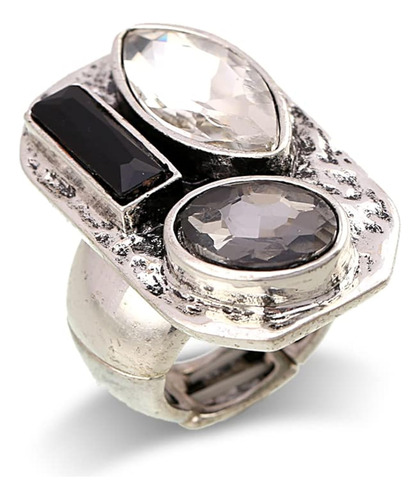 Joyera De Disfraz Para Mujer Anillo Vintage Con Incrustacion