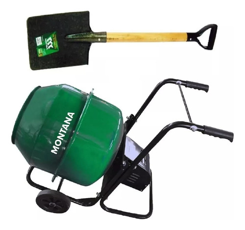 Hormigonera Reforzada Rombo 130 Litros Motor  1 Hp Ref