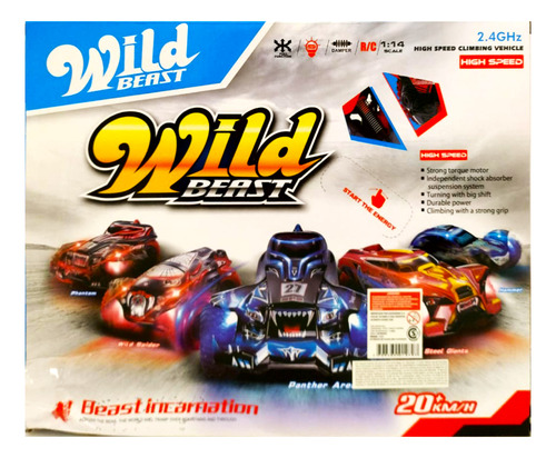Auto Bestia A Control Remoto Wild Beast Tiger