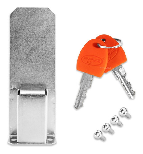 Imagem 5 de 8 de Kit Trava Elétrica Dog Ppa Portão Eletrônico + Suporte Fácil