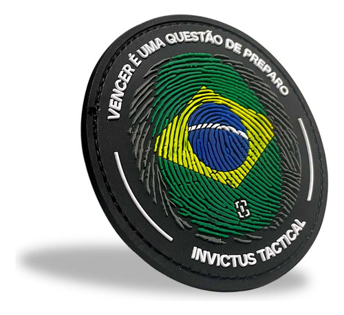 Patch Emborrachado Polegar Brasil 2.0 Invictus