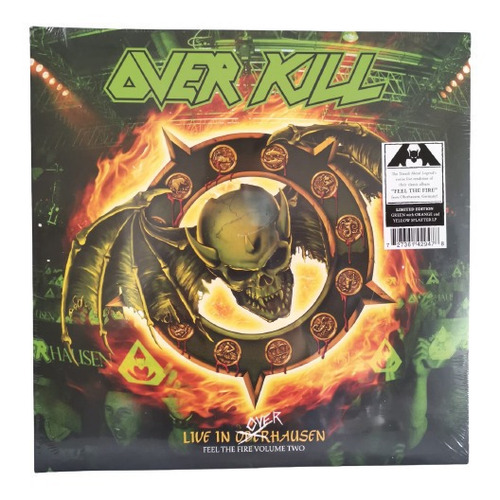 Overkill Live In Overhausen Feel The Fire Vol.2 Green Vinilo