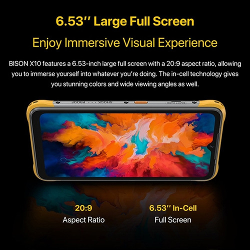 Celular Bison X10 | Resiste Caidas, Agua Y Temperatura