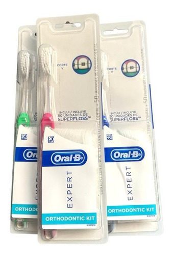 Kit Expert De 9 Cepillos De Ortodoncia Con Hilos Superfloss