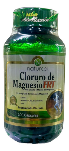 Cloruro De Magnesio X100 Cápsulas - Unidad a $47900