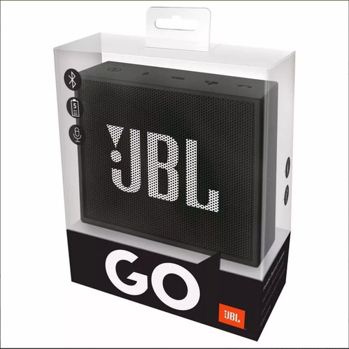 Caixa De Som Portátil Jbl Go Bluetooth Original Cor Preta