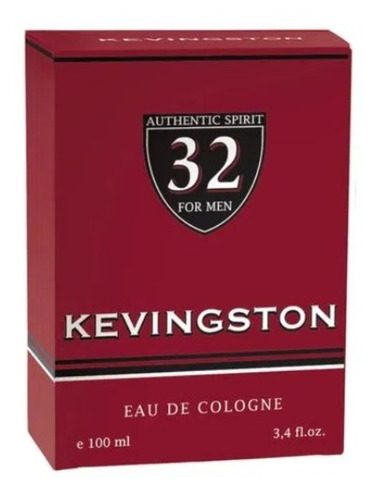 Imagen 3 de 5 de Perfume Colonia Kevingston Rojo 32 Hombre X100ml