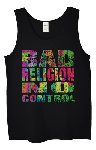 Polera Musculosa Bad Religion No Control Punk Abominatron