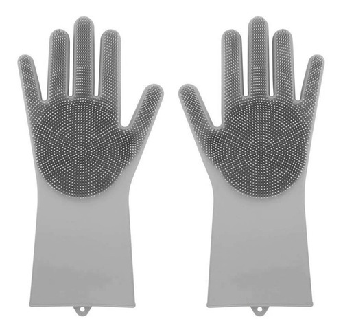 Par De Guantes De Silicona Smart Gris