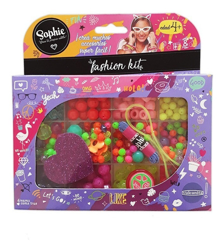 Sophie Fashion Kit Para Armar Pulseras Collares X12 Premium