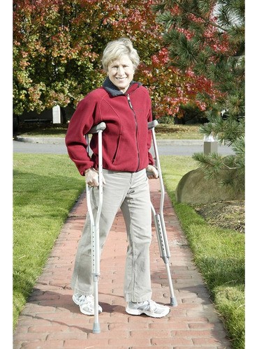 Conducir Muletas Médicas Rtl10433 Ajustables Para Caminar, P