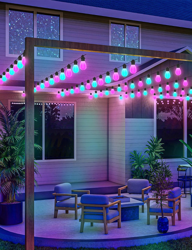 / Luces De Navidad Wifi,usb 8 M 20 Bombillas,focos De