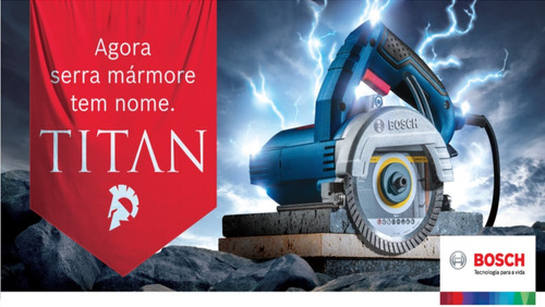 Serra Mármore Titan Bosch Gdc 150 1500w + 02 Dsco 110 Volts