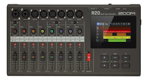 Zoom R20 Multitrack Estudio Digital Touchscreen