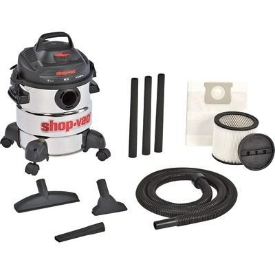 Aspiradora Shop Vac 5 Hp, 5 Galones Con 10 Accesorios