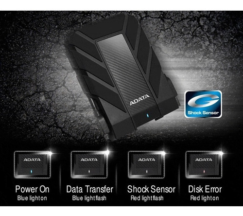 Imagen 2 de 6 de Disco Duro Externo Adata Hd710 4tb, Antigolpes, Agua Y Polvo