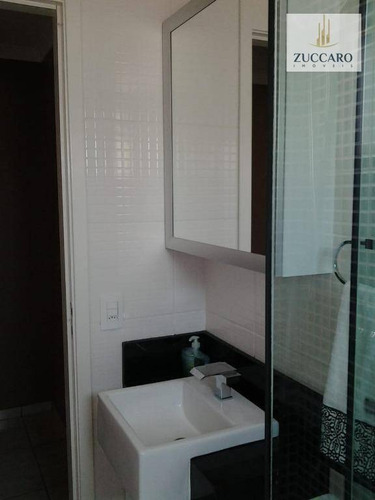Apartamento Mobiliado Com 2 Dormitórios À Venda, 46 M² Por R$ 250.000 - Ponte Grande - Guarulhos/sp - Ap13183