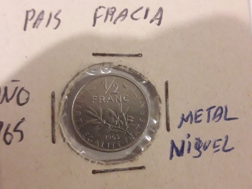 Moneda De Francia Año 1965 Sin Sircular 
