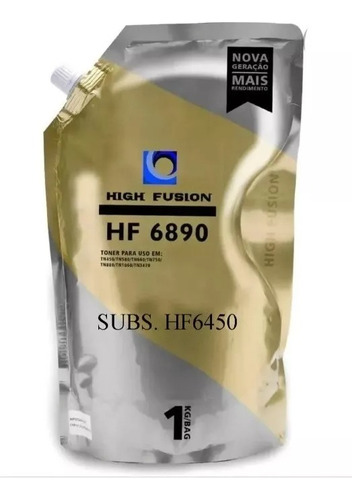 Pó Toner Hf6890 High Fusion Tn1060 Tn880 Tn3442 Bag 1 Kg