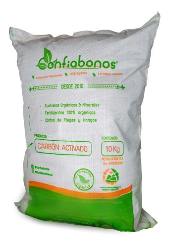 Carbón Activado 10kg - Confiabonos