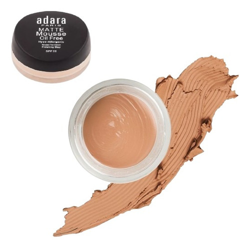 Maquillaje En Mousse Matte Adara Paris 23 G