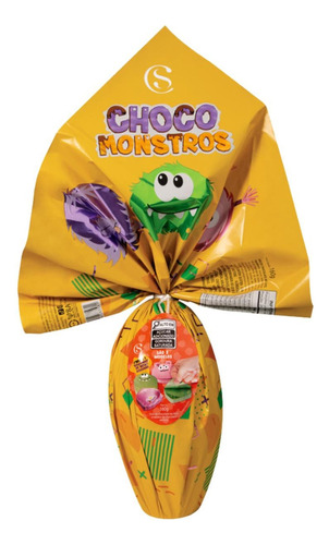 Ovo De Pascoa Choco Mosnstros Cacau Show 160g