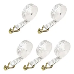 Comprar Kit 5 Cinta Catraca Amarracao 5 Ton 9 Metros Gancho J no Mercado Livre