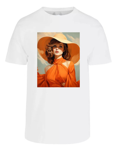 Playeras De Arte Y Diseño Mujer Con Sombrero Increíbles