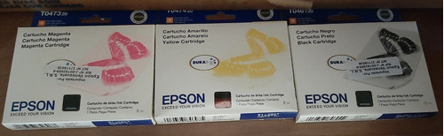 Epson Originales T0461, T0473, T0474 - Vencidos