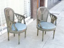 Comprar 2 Sillones Estilo Frances Luis Xvi Sala Antiguos Living C\u002Fu