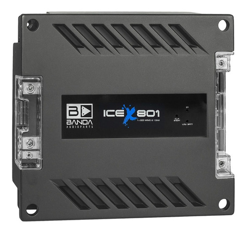 Amplificador Banda Ice 800 W Rms 1 Ohms Modulo Som Digital Cor Preto