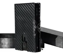 Comprar Billetera Slick Slim Premium Cuero Con Bloqueo Rfid