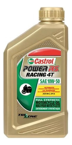 Aceite Motor Moto 4t Power Rs Racing 10w-50 946ml Castrol 