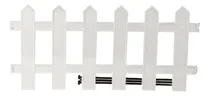 Comprar Cerco Tradicional Clásico Plástico Decorativo Jardín 1 Metro Color Blanco