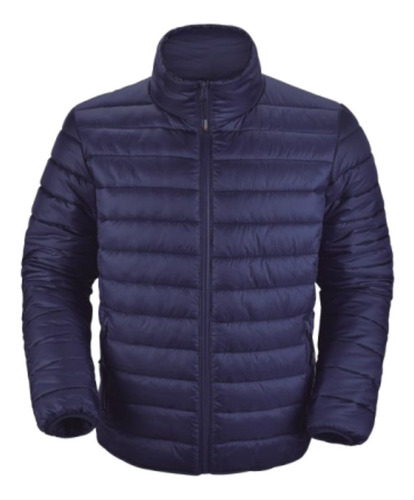 Parka Ultra Liviana  Termica Hombre Azul  