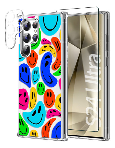 Funda Case Para Samsung S24 Ultra + Mica Pantalla Cámara