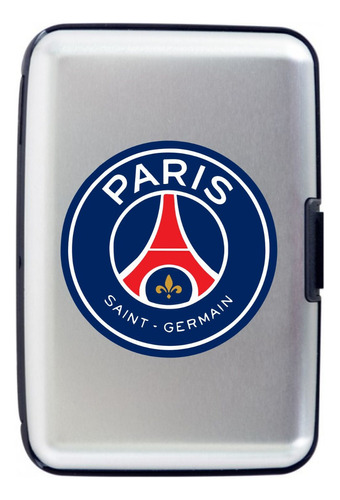 Billetera Compacta Psg Paris Tarjetero Alumin Porta Doc