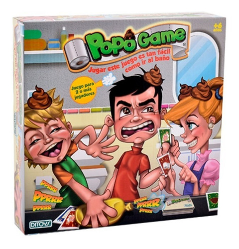 Juego De Mesa Popo Game Es Tan Facil Como Ir Al Baño Ditoys