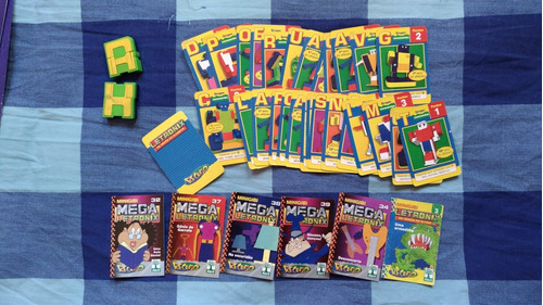 Lote Recreio Cards Mini-gibis Brinquedos Mega Letronix 