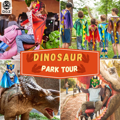 Disfraz D.q.z 6 Piezas Dinosaurio Y Dragón Para Niños Color Talle